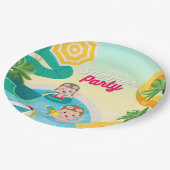 Assiettes En Carton Plongée rétro à cinq ans (Angle)