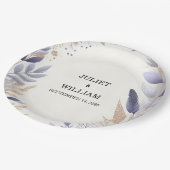 Assiettes En Carton Plum Automne Printemps Été Lavande Sage Mariage (Angle)