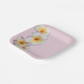 Assiettes En Carton Plumeria fleurit (Angulaire)