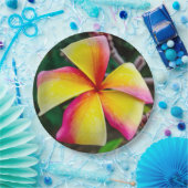 Assiettes En Carton Plumeria rubra (Fête)