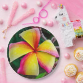 Assiettes En Carton Plumeria rubra (Fête)