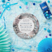 Assiettes En Carton Plumes tribales modernes Mariage bohème (Fête)