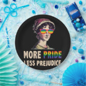 Assiettes En Carton Plus Fierté Moins Préjugés Lgbt Gay Fière Ally Fie (Fête)