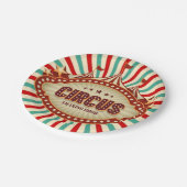 Assiettes En Carton Plus grand spectacle sur Terre Cirque Anniversaire (Angle)