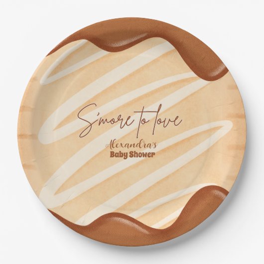 Assiettes En Carton Plutôt aimer Kawaii Baby shower neutre pour les fe (Devant)