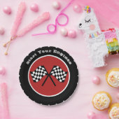 Assiettes En Carton Pneu de la Coupe Rouge (Fête)