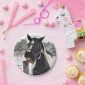 Assiettes En Carton Poche de clôture à cheval (Fête)