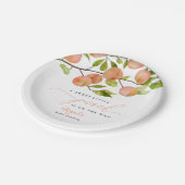 Assiettes En Carton Poche Rustique Thème Baby shower Plaque papier (Angle)