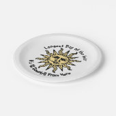 Assiettes En Carton Poème Solstice d'été (Angle)