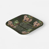 Assiettes En Carton Poésie Labrador Retriever (Angulaire)