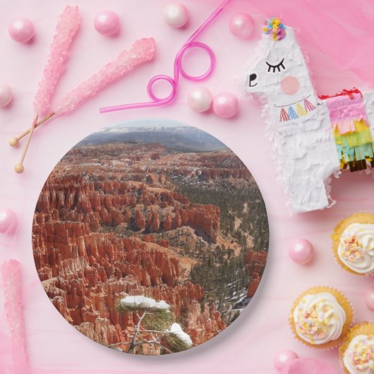 Assiettes En Carton Point d'inspiration à Bryce Canyon I (Fête)