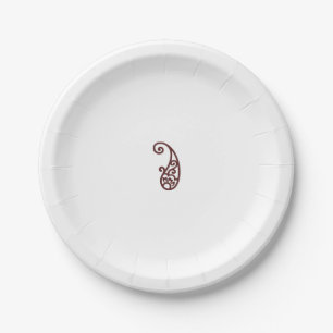 Assiettes En Carton Point rouge