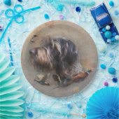 Assiettes En Carton Pointeur À poils durs allemand (Fête)