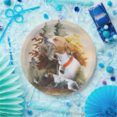 Assiettes En Carton Pointeur anglais (Fête)