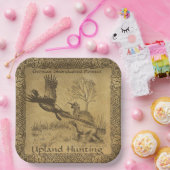 Assiettes En Carton Pointeurs germains, chasse en haut (Fête)