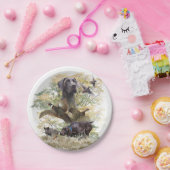 Assiettes En Carton Pointeurs germains (GSP) (Fête)