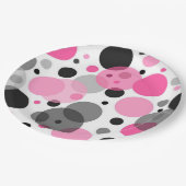 Assiettes En Carton Points (Angle)