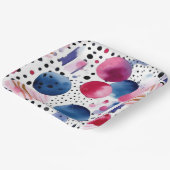 Assiettes En Carton Points et bandes 2 (Angulaire)