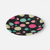 Assiettes En Carton Points et cercles 150816 (Angle)