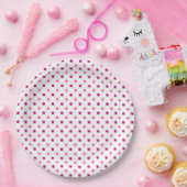 Assiettes En Carton Points Polka (Fête)