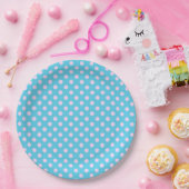 Assiettes En Carton Points Polka (Fête)