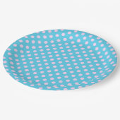 Assiettes En Carton Points Polka (Angle)