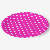 Assiettes En Carton Points Polka (Angle)