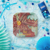 Assiettes En Carton Pointsetta de Noël (Fête)