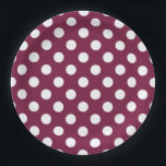 Assiettes En Carton Pois blancs en Bourgogne<br><div class="desc">Pois blancs en Bourgogne</div>