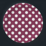 Assiettes En Carton Pois blancs en Bourgogne<br><div class="desc">Pois blancs en Bourgogne</div>
