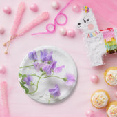 Assiettes En Carton Pois doux (Fête)