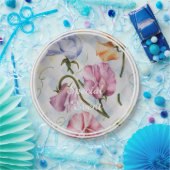 Assiettes En Carton Pois doux (Fête)