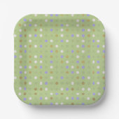 Assiettes En Carton Pois et rêveries (Recto)