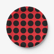 Pois noir rouge