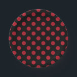 Assiettes En Carton Pois rouge et noir<br><div class="desc">Pois rouge et noir</div>