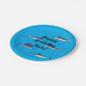 Assiettes En Carton Poisson Bill (Angle)