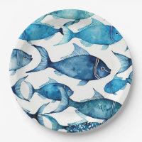 Poisson bleu et marine | Enfants marins