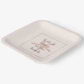 Assiettes En Carton Poisson Blush Orange Plage Starfish (Angulaire)
