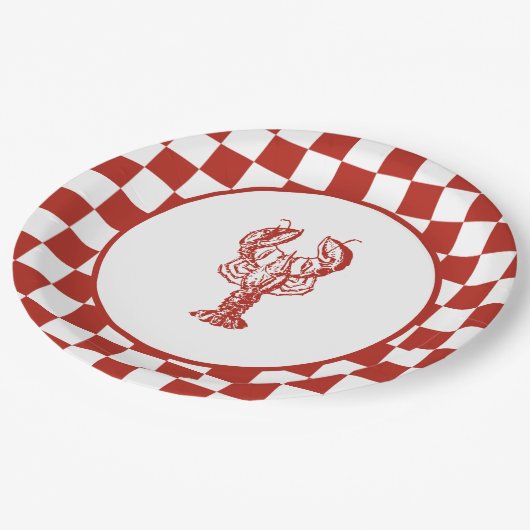 Assiettes En Carton Poisson-canard / Boule de homard (Angle)