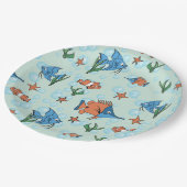 Assiettes En Carton Poisson Carton mignon (Angle)