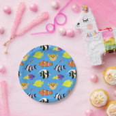 Assiettes En Carton Poisson clown et amis (Fête)