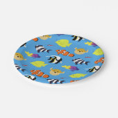 Assiettes En Carton Poisson clown et amis (Angle)