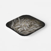 Assiettes En Carton Poisson dans un seau (Angulaire)