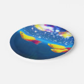 Assiettes En Carton Poisson jaune (Angle)