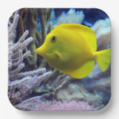 Assiettes En Carton Poisson jaune (Recto)