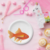 Assiettes En Carton Poisson rouge (Fête)