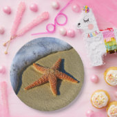 Assiettes En Carton Poisson unique sur la plage (Fête)