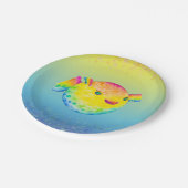 Assiettes En Carton Poissons de décolleur (Angle)