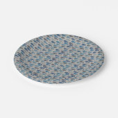 Assiettes En Carton Poissons de toile (Angle)