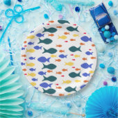 Assiettes En Carton Poissons Plaques de papier personnalisées (Fête)